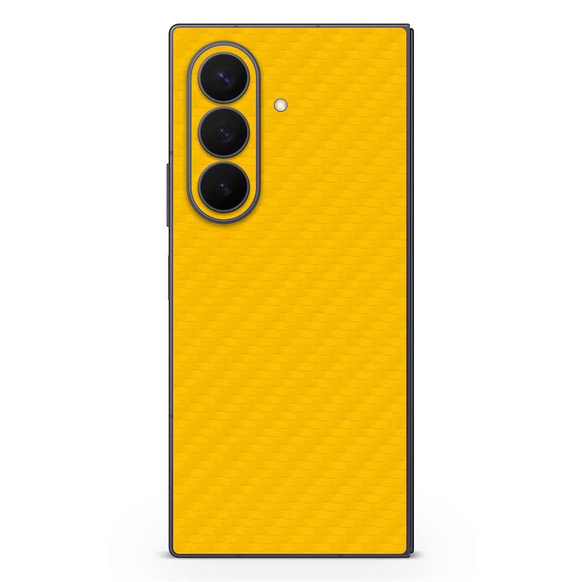 Galaxy Z Fold8 Ultra Carbon Series Yellow Skin
