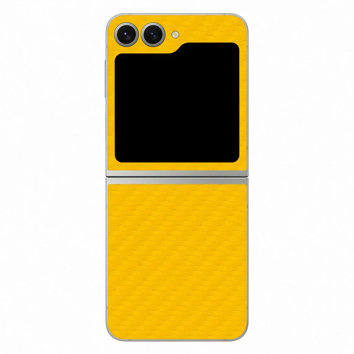 Galaxy Z Flip 6 Carbon Series Yellow Skin
