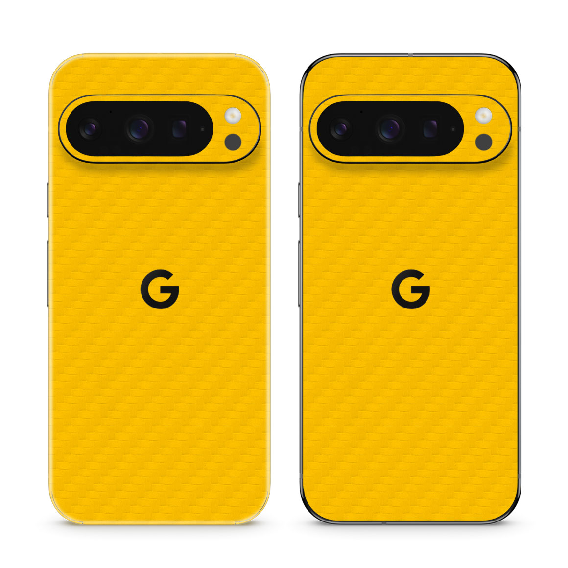 Pixel 10 Pro Carbon Series Yellow Skin