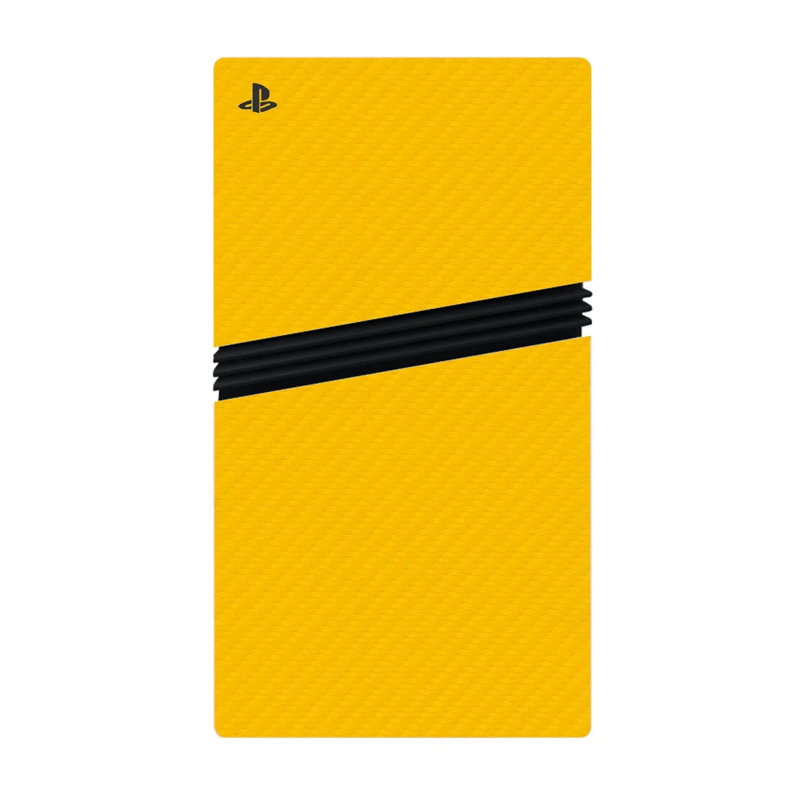 Playstation 5 Pro Carbon Series Yellow Skin