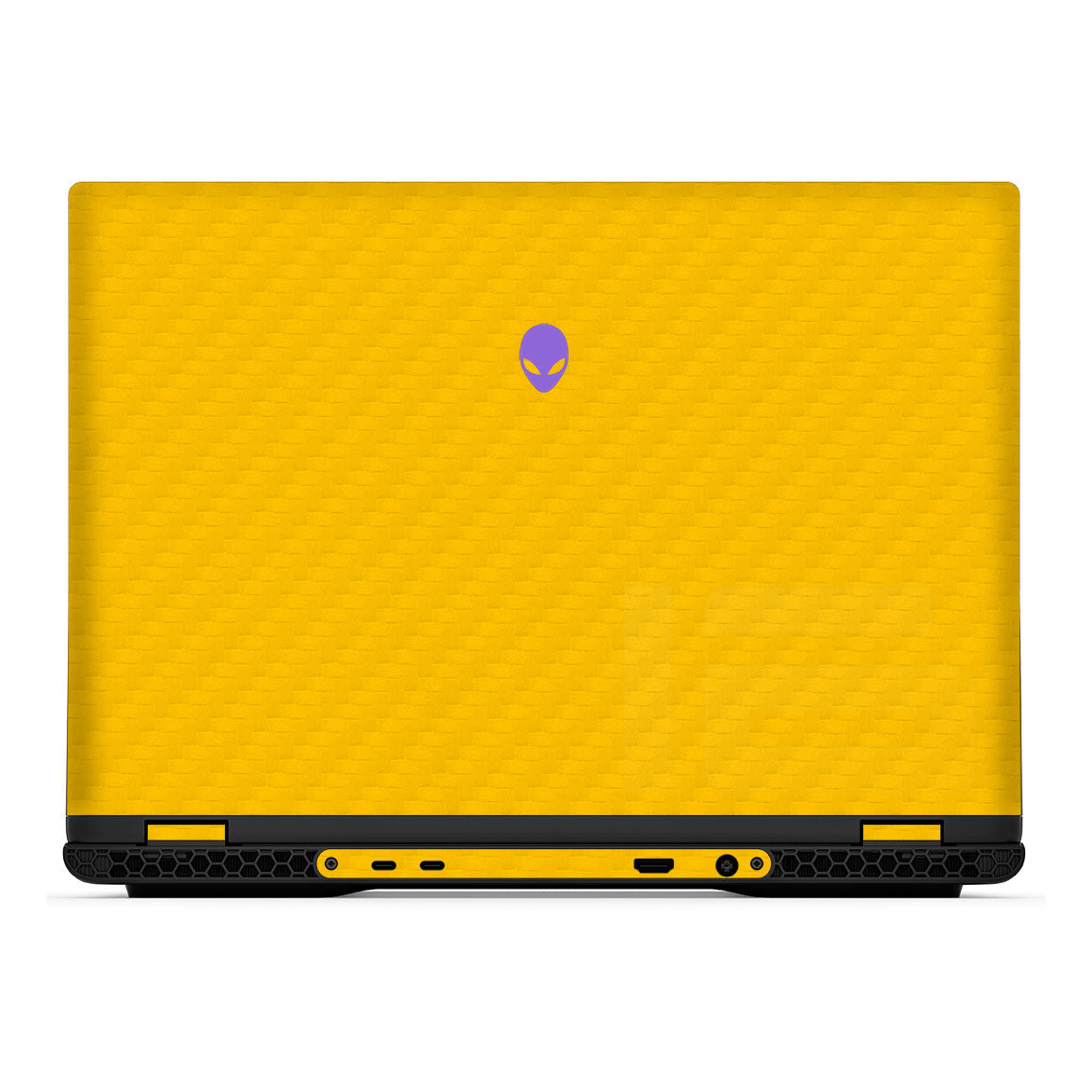 Alienware m16 R2 Carbon Series Yellow Skin