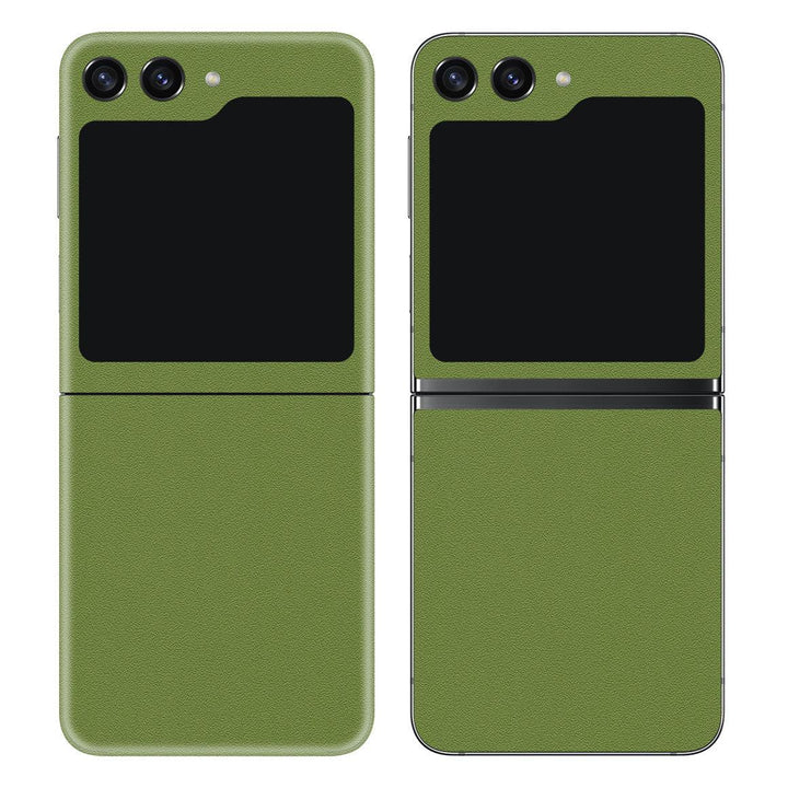 Galaxy Z Flip 5 Color Series Green Skin