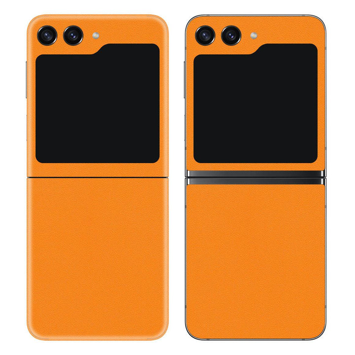 Galaxy Z Flip 5 Color Series Orange Skin