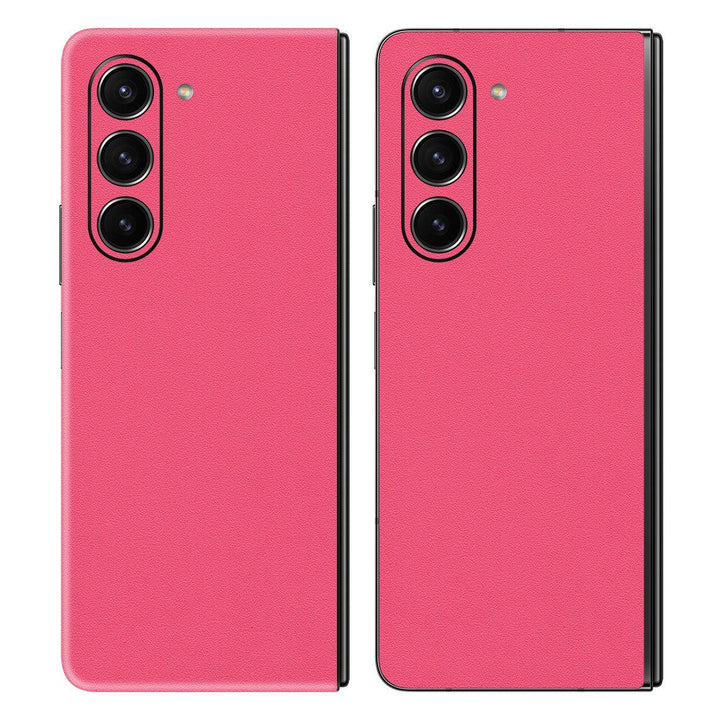 Galaxy Z Fold 5 Color Series Pink Skin
