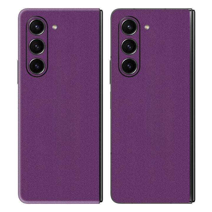 Galaxy Z Fold 5 Color Series Purple Skin