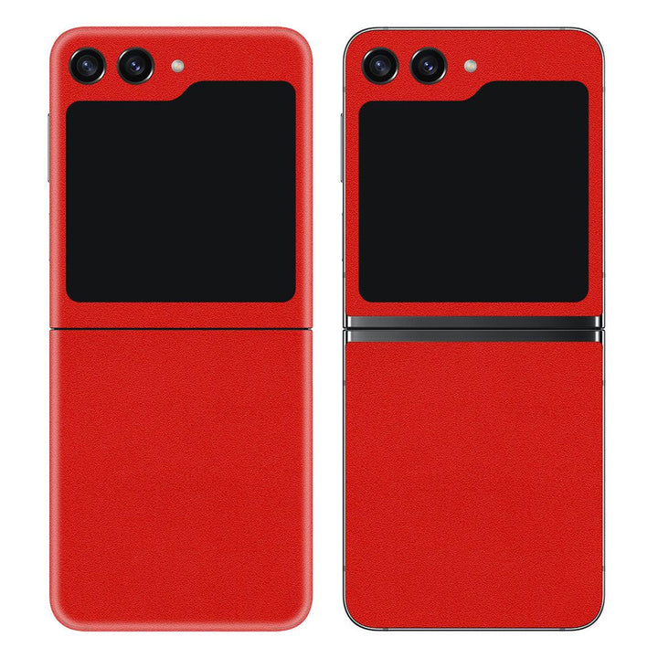 Galaxy Z Flip 5 Color Series Red Skin