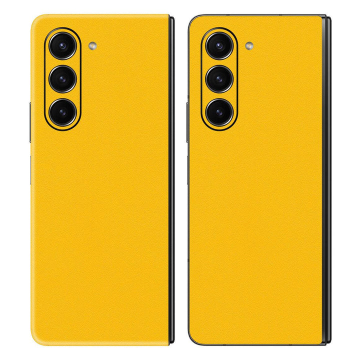 Galaxy Z Fold 5 Color Series Yellow Skin