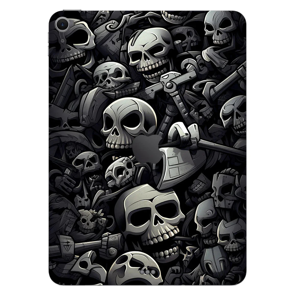 iPad Air 11" M3 Designer Series Black Skulls Skin