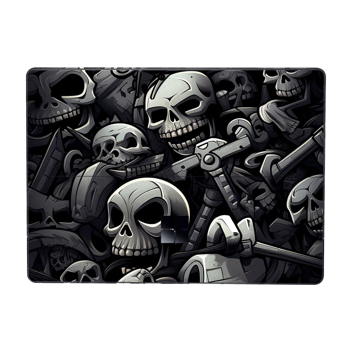Surface Pro 11 Designer Series Black Skulls Skin