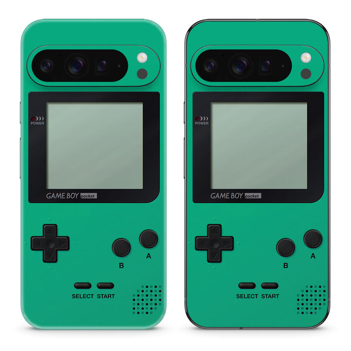 Pixel 10 Pro XL Designer Series Green Gameboy Skin