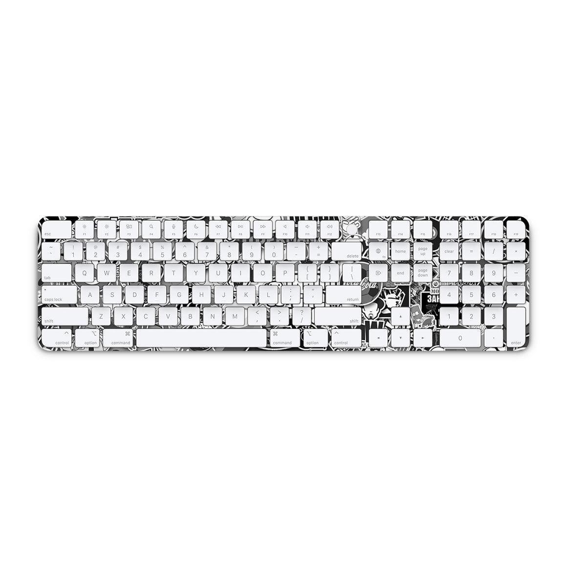Magic Keyboard with Touch ID and Numeric Keypad Designer Series Skins - Slickwraps