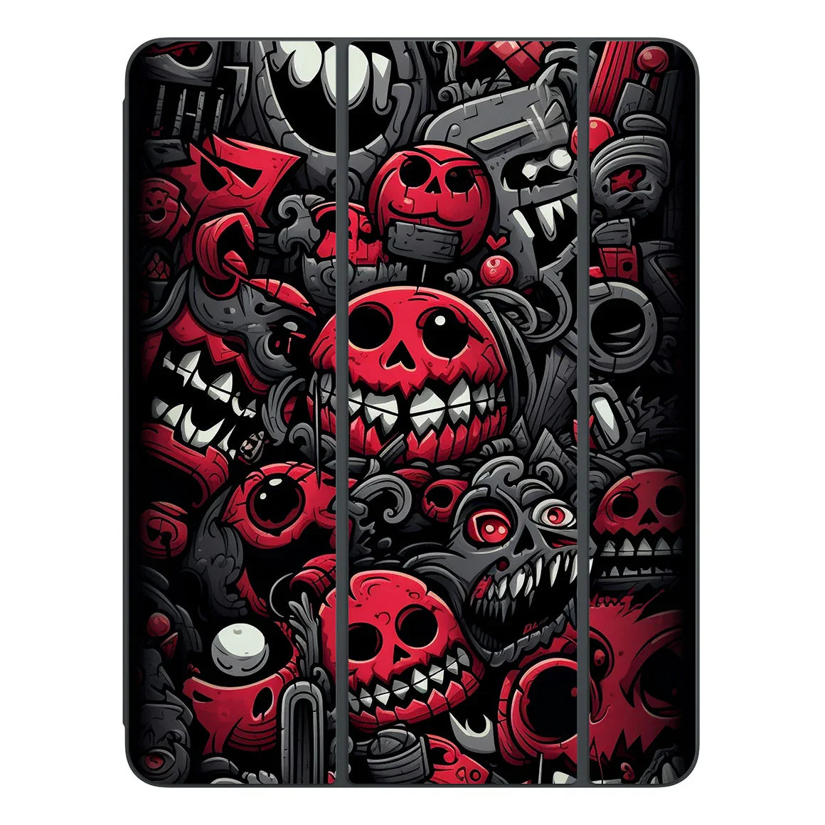 Smart Folio for iPad Pro 13-inch (M4) Designer Series Red Skulls Skin