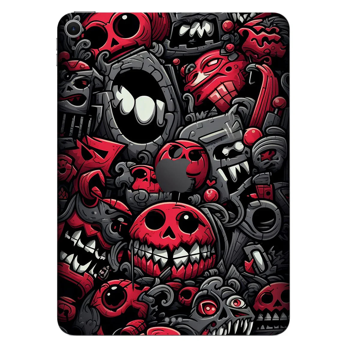 iPad Air 11" M3 Designer Series Red Skulls Skin