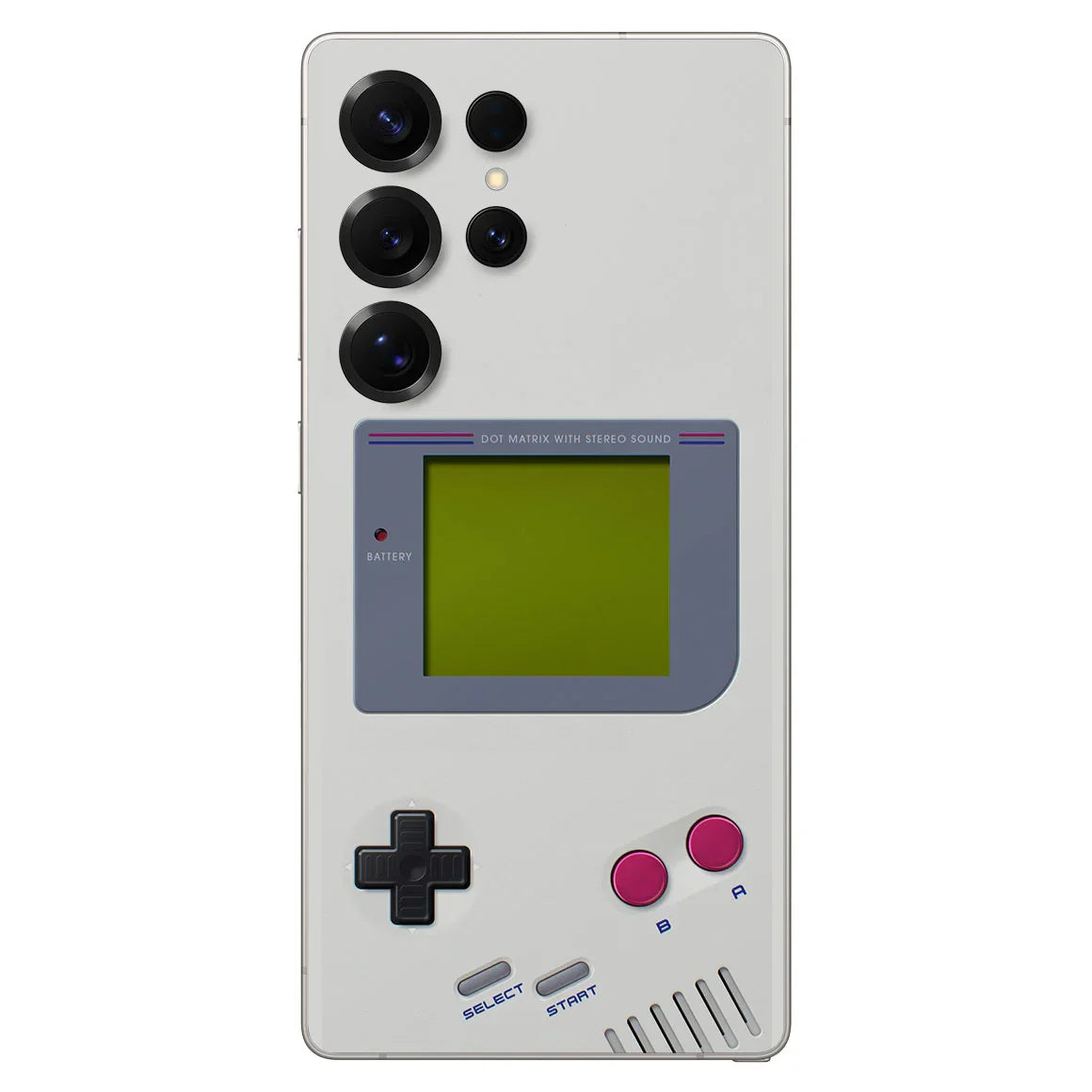 Galaxy S25 Ultra Designer Series Retro Gameboy Skin