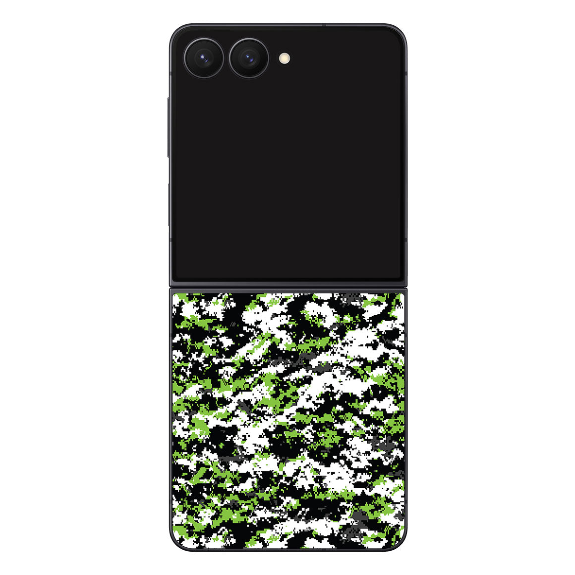 Galaxy Z Flip 7 Designer Series Snow Digi Camo Skin