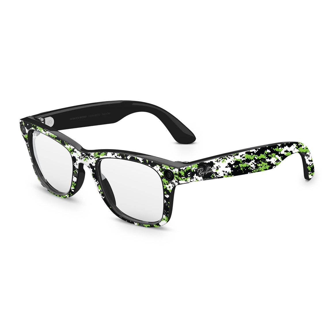Ray-Ban Meta Wayfarer Designer Series Snow Digi Camo Skin