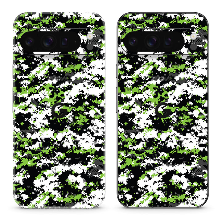 Pixel 10 Pro XL Designer Series Snow Digi Camo Skin