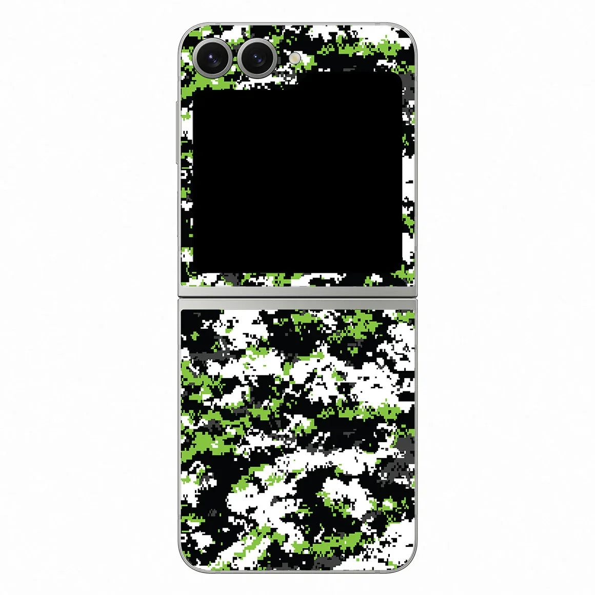 Galaxy Z Flip 6 Designer Series Snow Digi Camo Skin