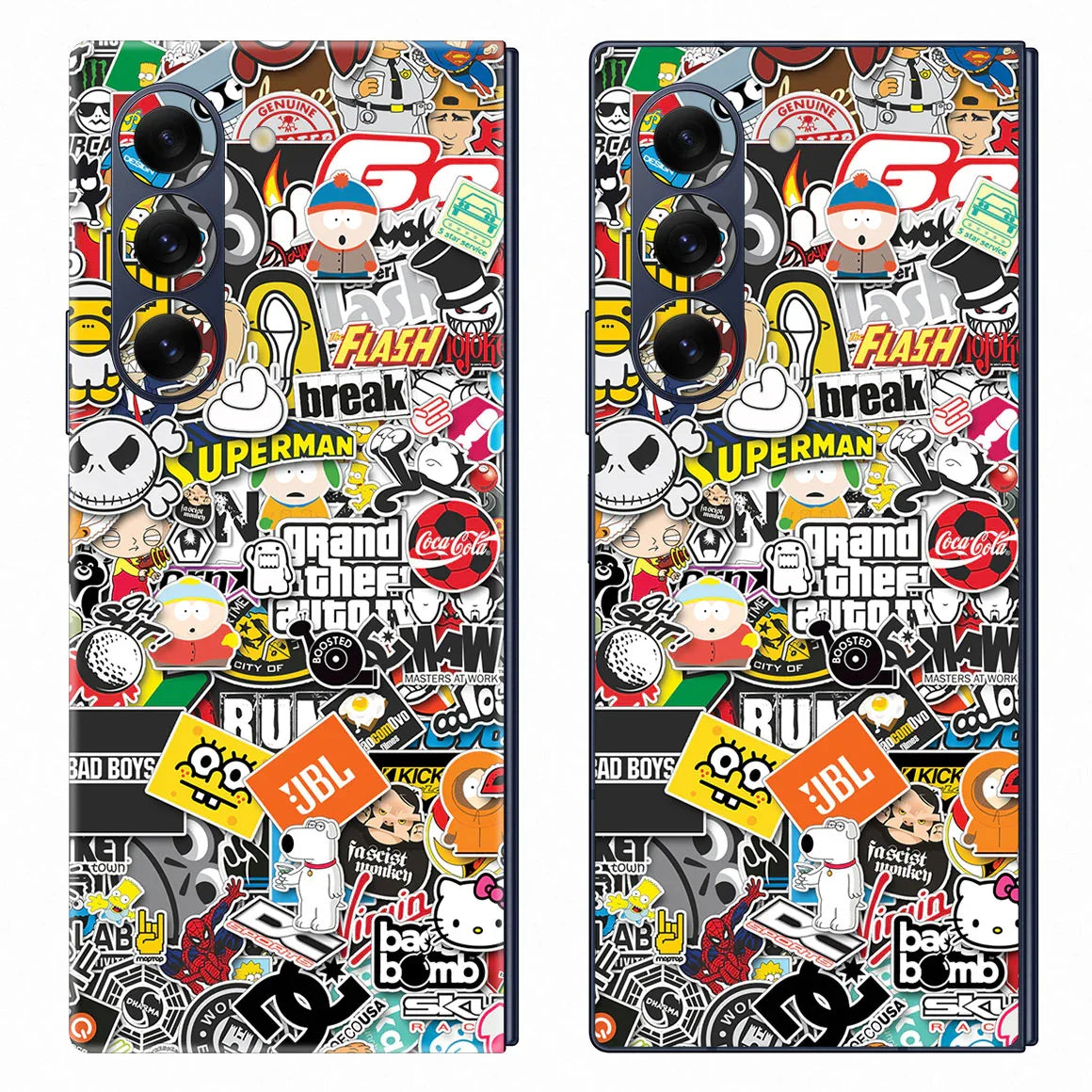 Galaxy Z Fold 6 Designer Series StickerBomb Skin