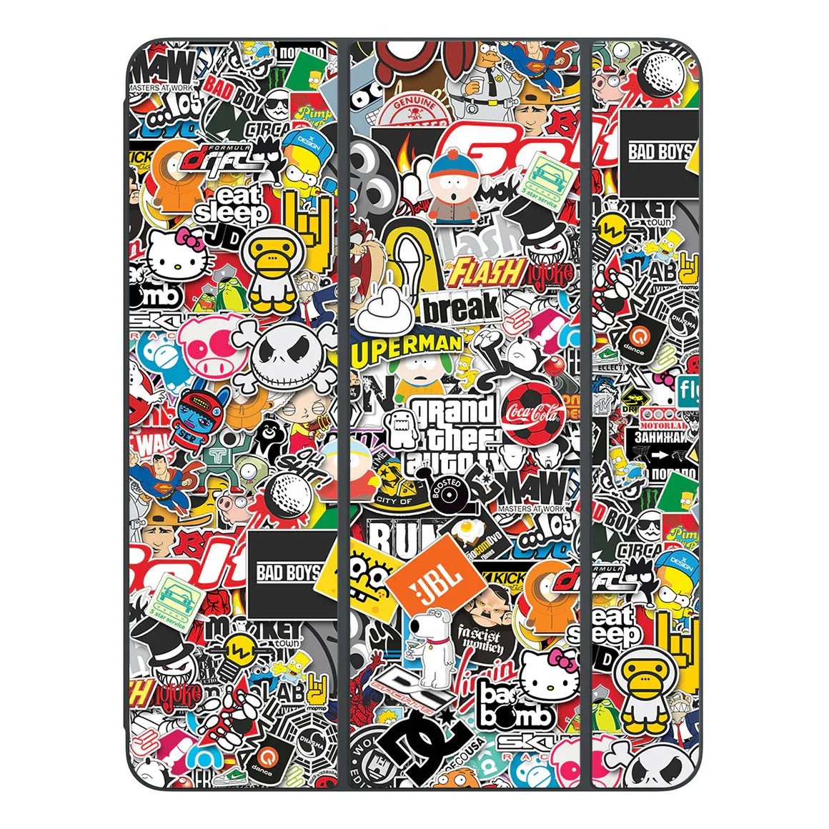Smart Folio for iPad Pro 13-inch (M4) Designer Series StickerBomb Skin