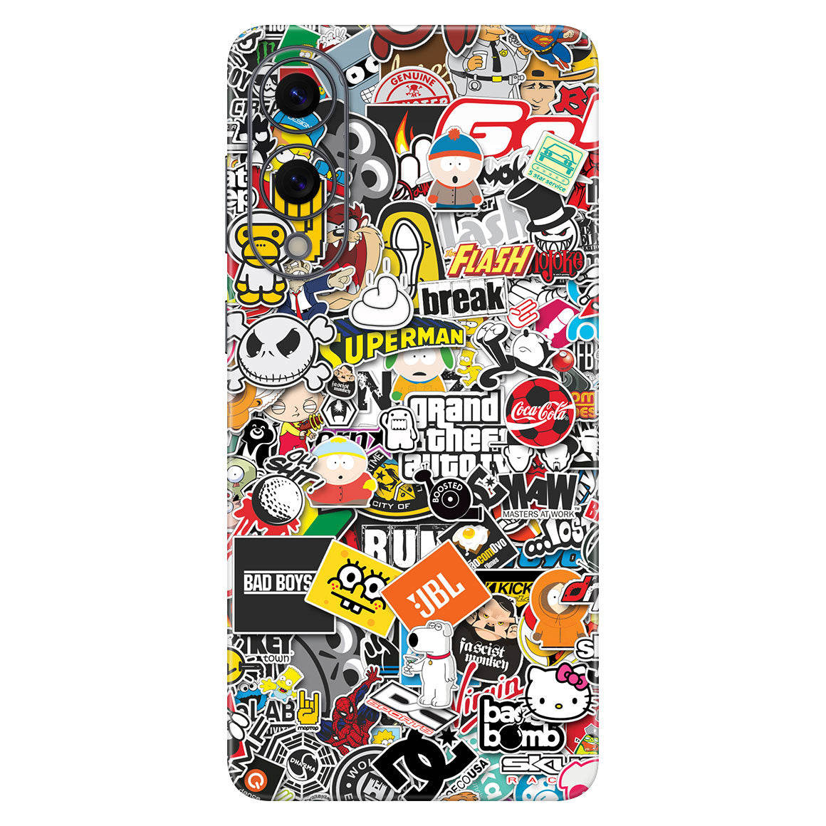 Galaxy S25 Edge Designer Series StickerBomb Skin