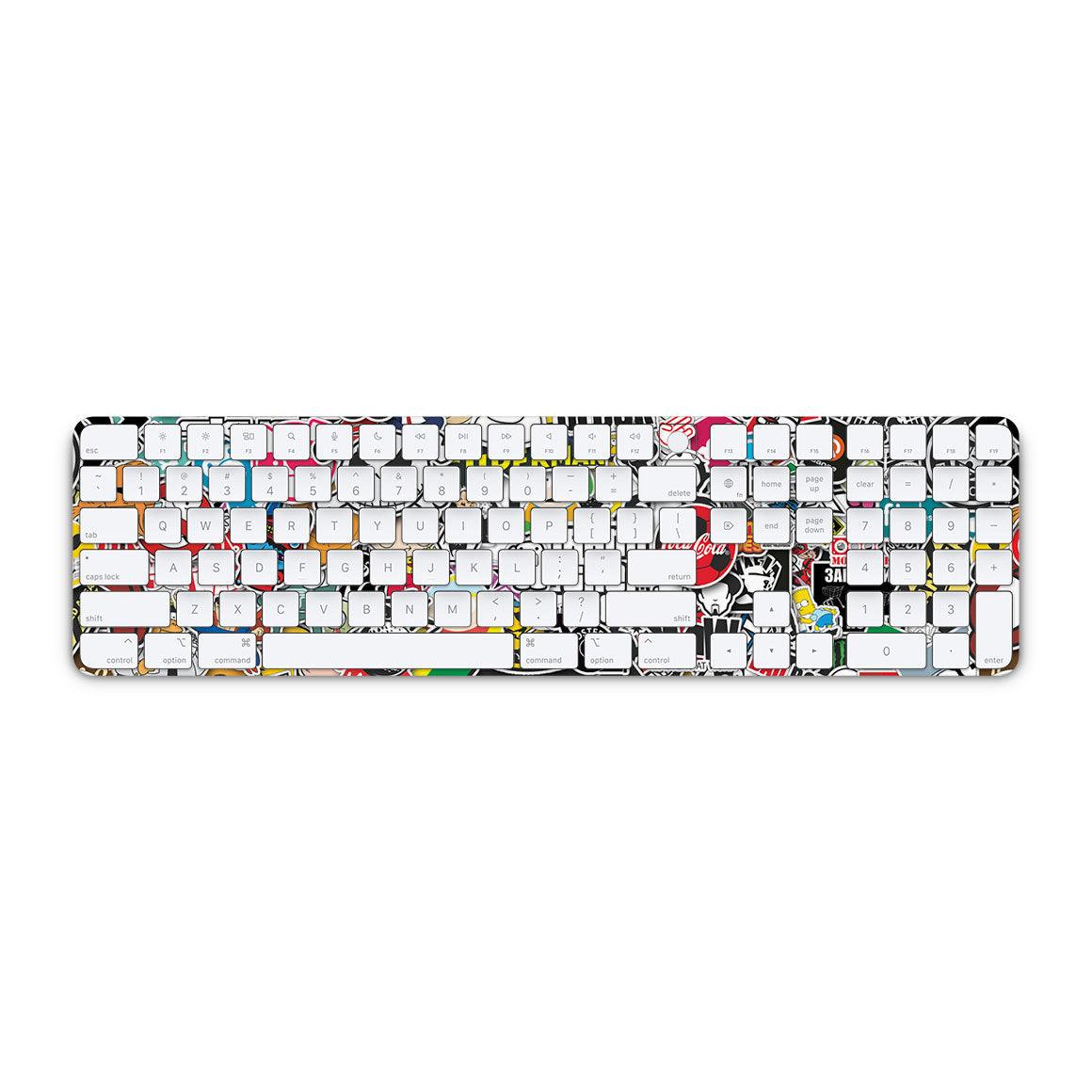 Magic Keyboard with Touch ID and Numeric Keypad Designer Series Skins ...