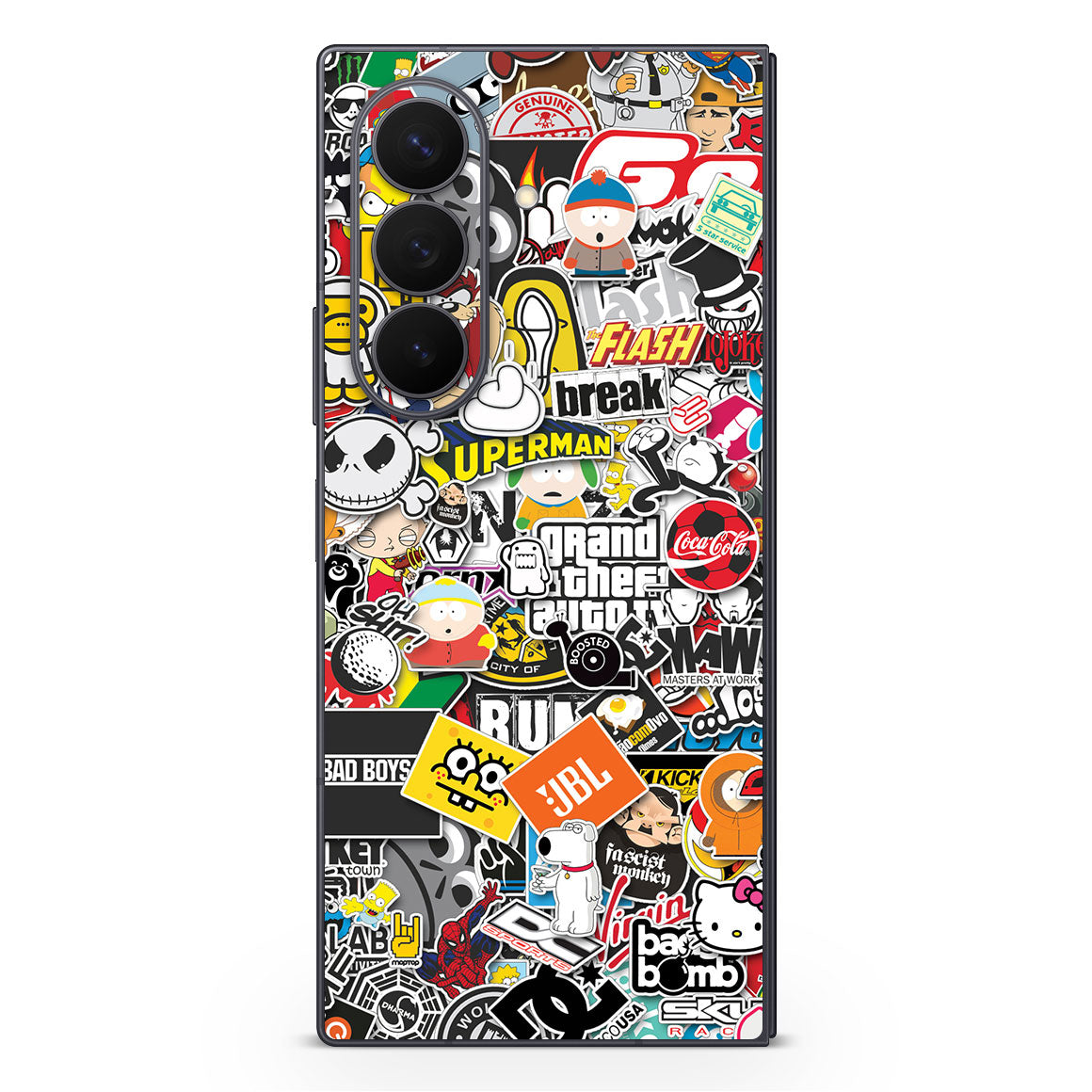 Galaxy Z Fold8 Ultra Designer Series StickerBomb Skin