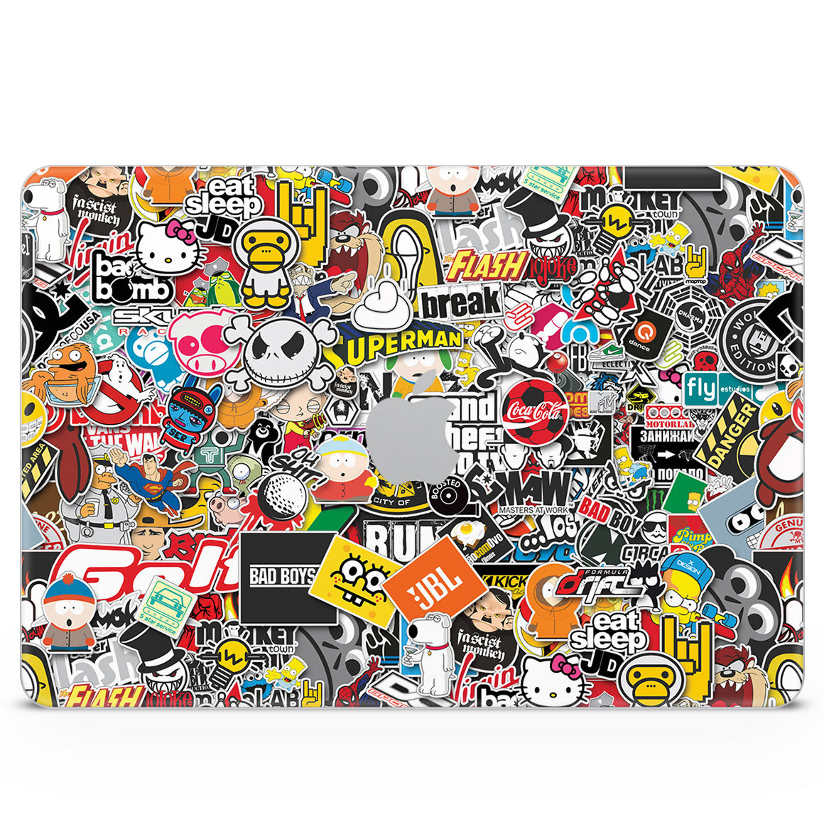 MacBook Neo Designer Series StickerBomb Skin