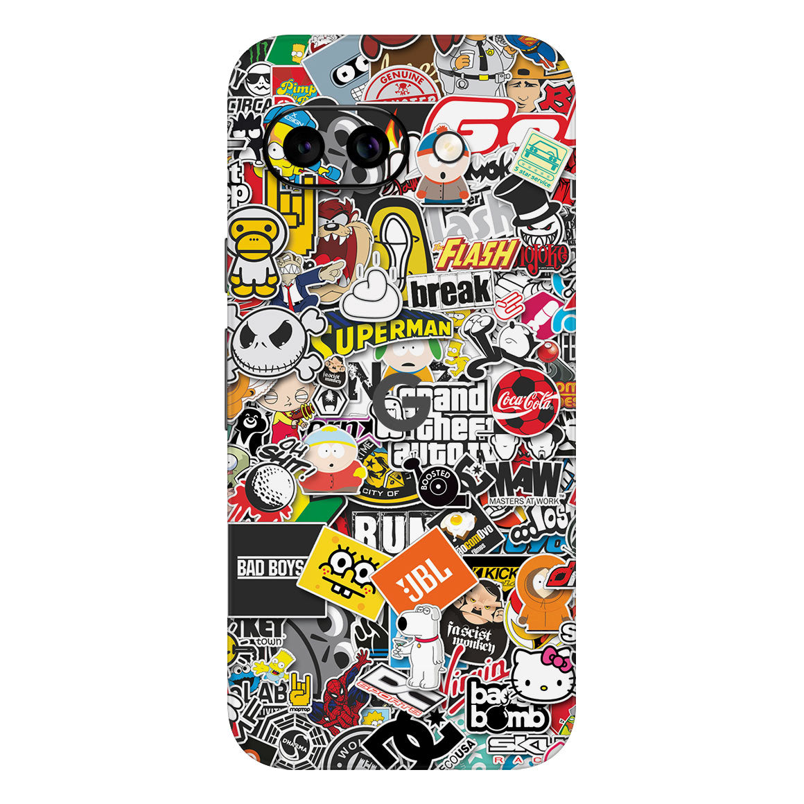 Pixel 9a Designer Series StickerBomb Skin