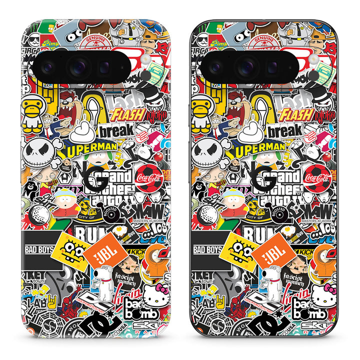 Pixel 10 Pro XL Designer Series StickerBomb Skin