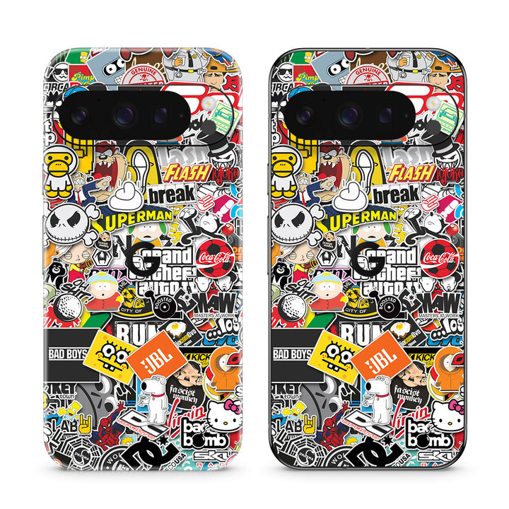 Pixel 10 Pro Designer Series StickerBomb Skin