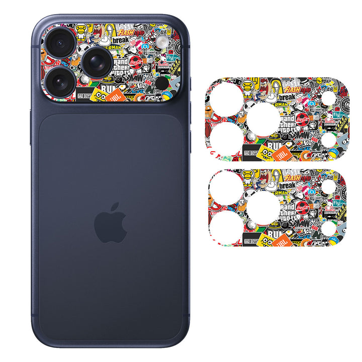 iPhone 17 Pro Max Camera Bar (Plateau) Designer Series StickerBomb