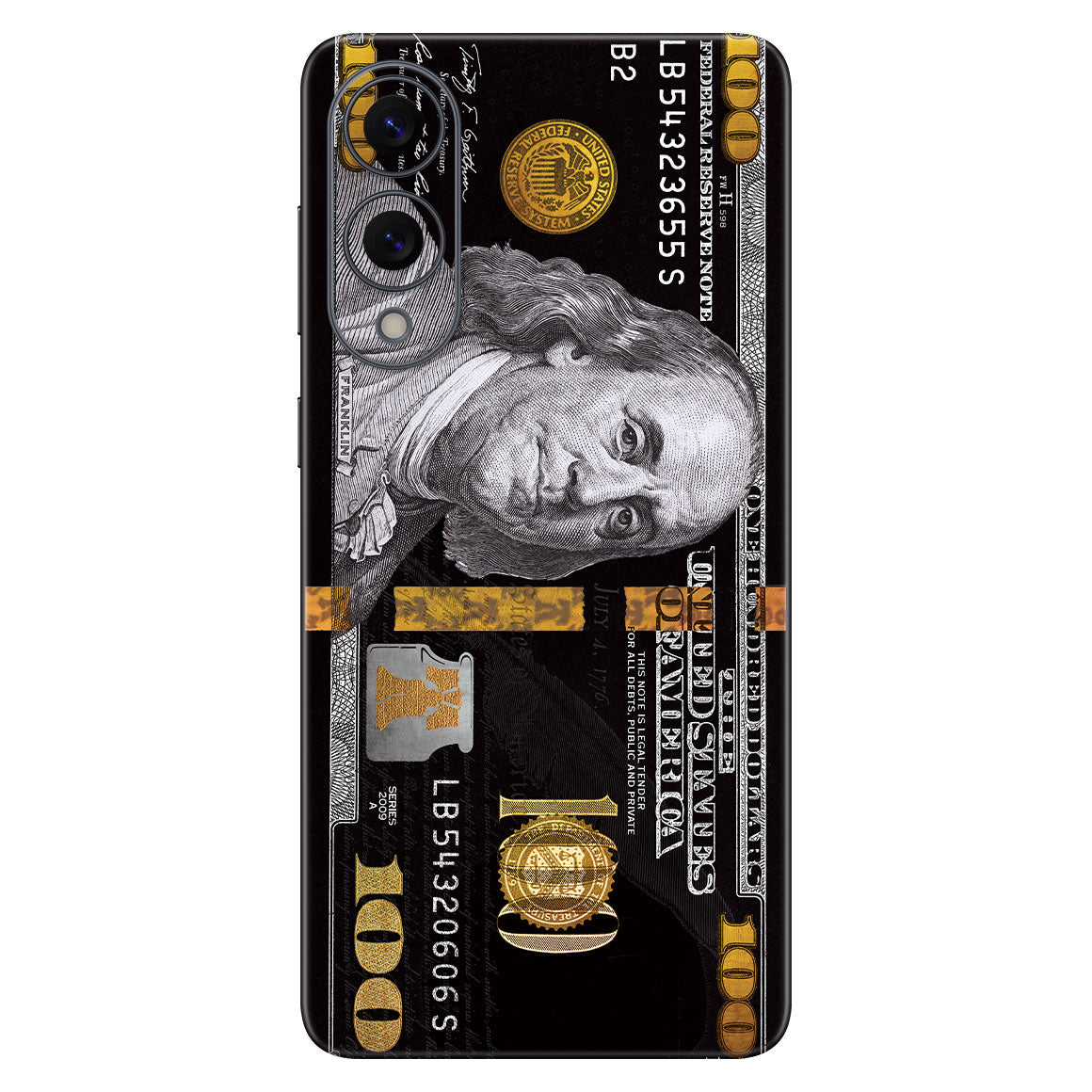Galaxy S25 Edge Designer Series US100 Black Skin