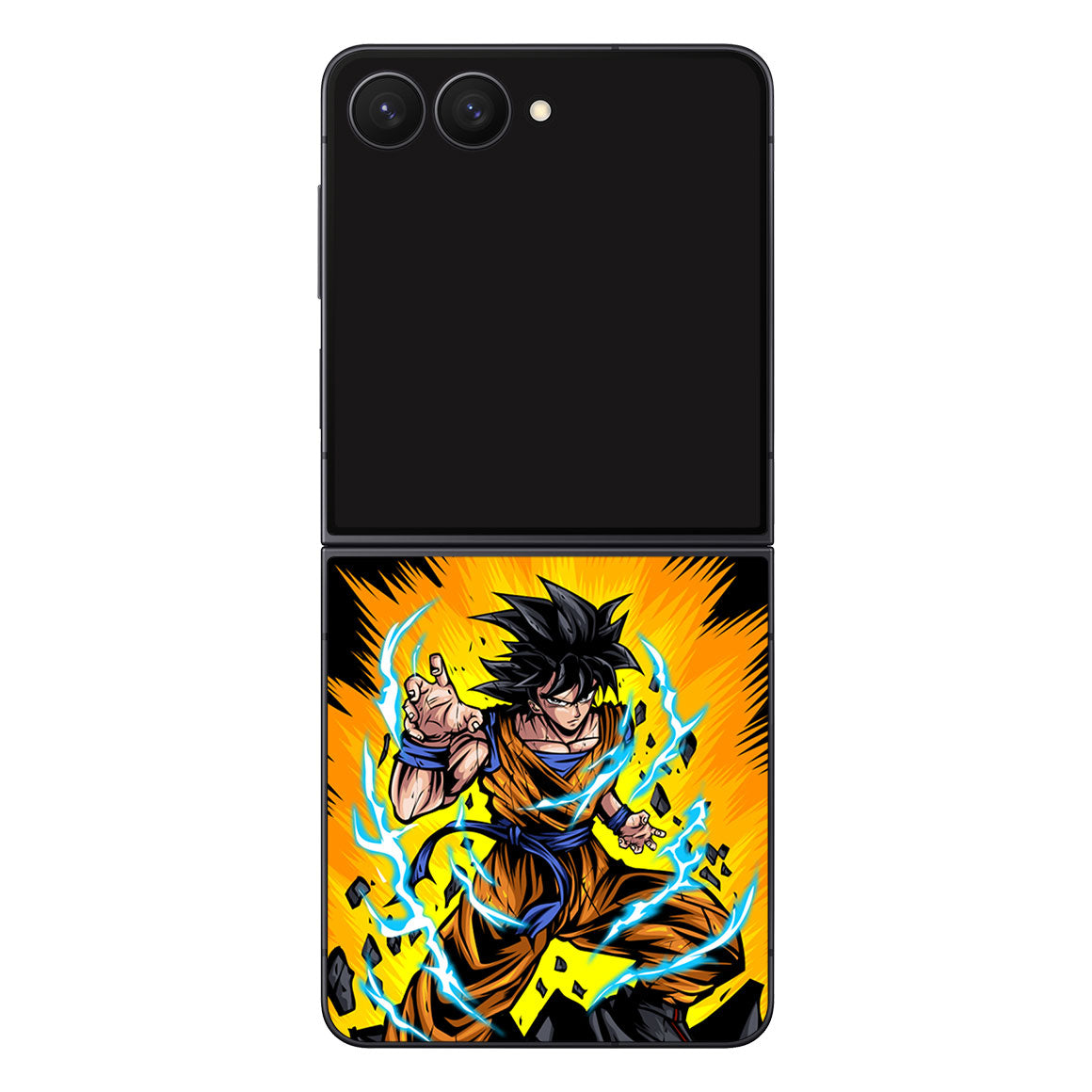 Galaxy Z Flip8 Designer Series Ultra Saiyan Skin
