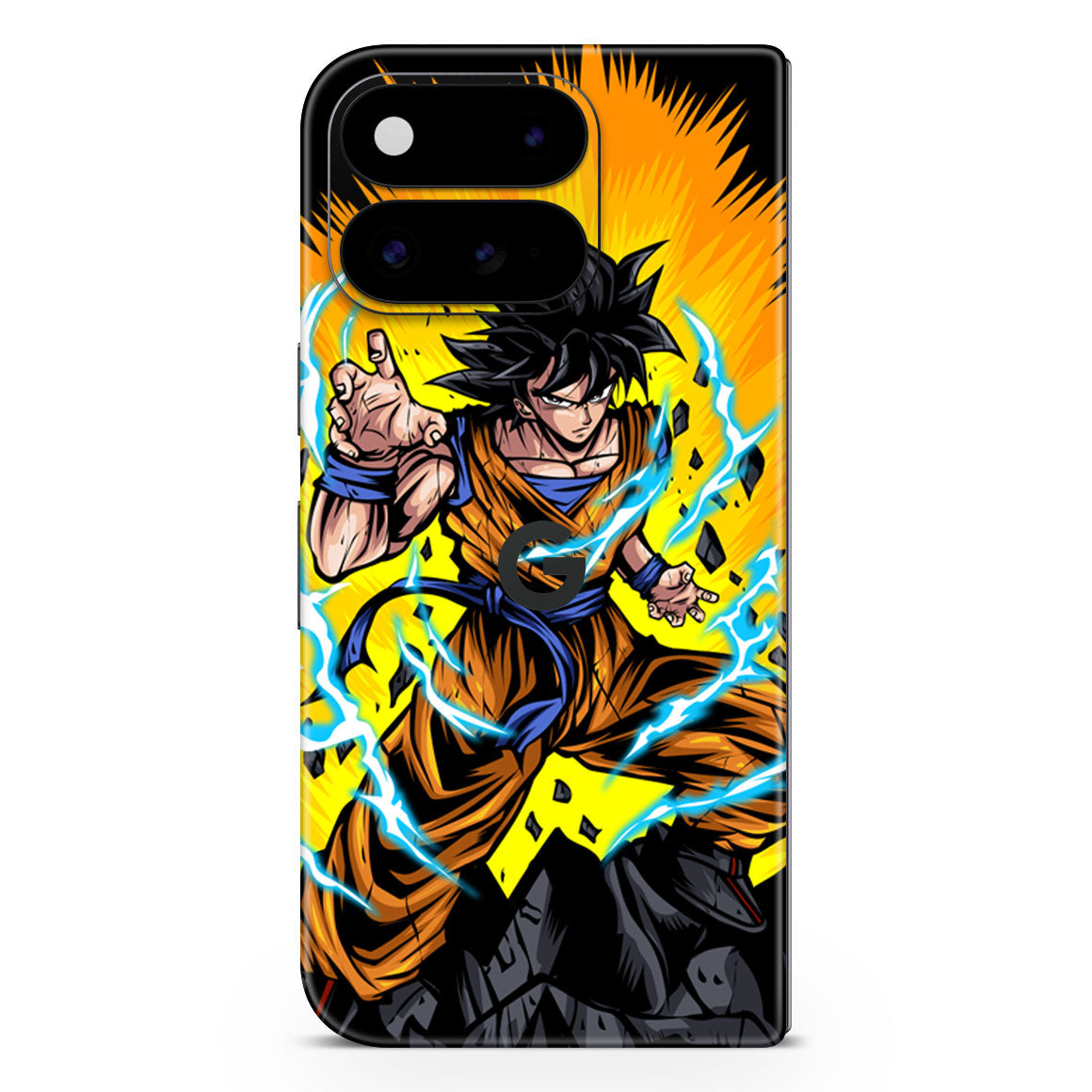 Pixel 11 Pro Fold Designer Series Ultra Saiyan Skin