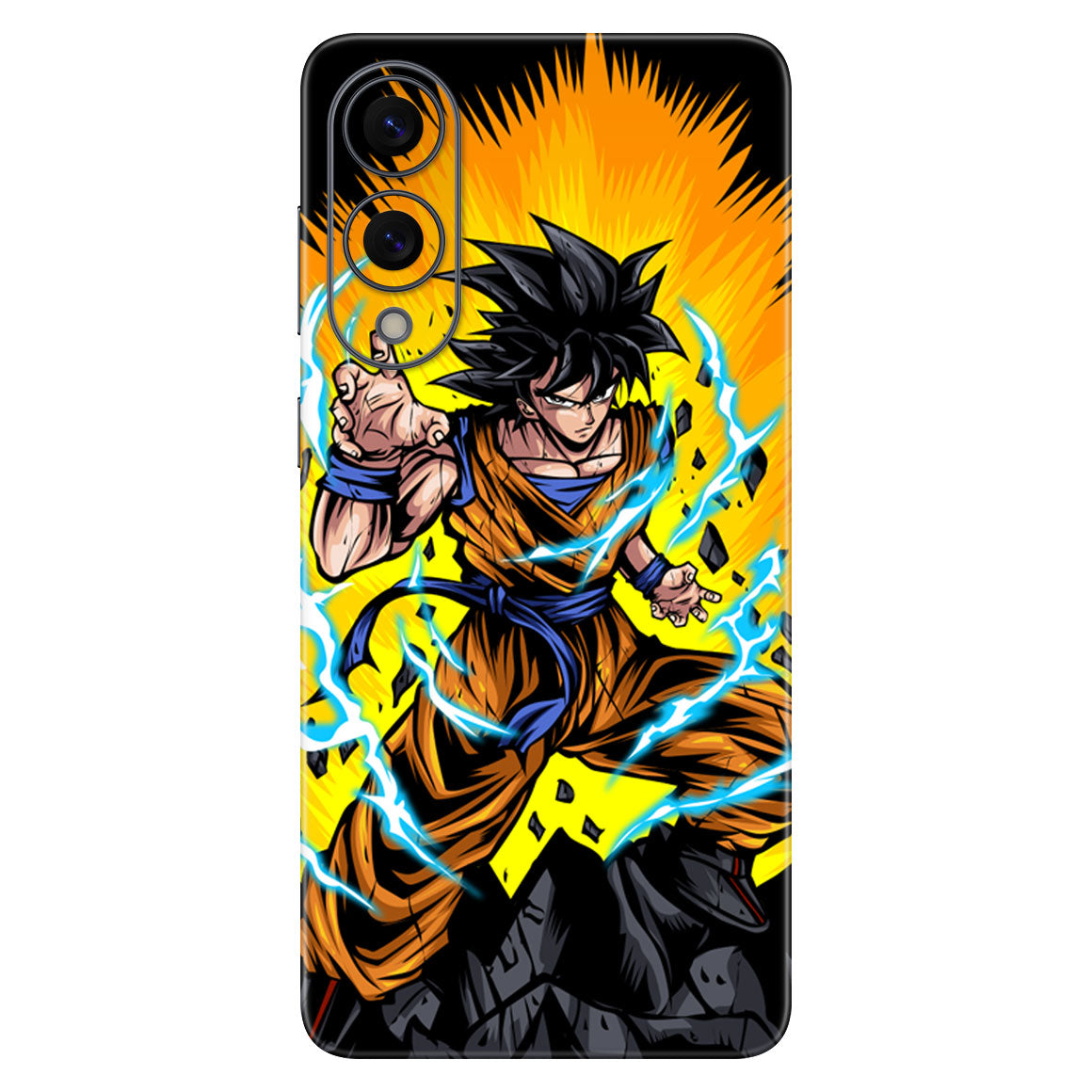 Galaxy S25 Edge Designer Series Ultra Saiyan Skin