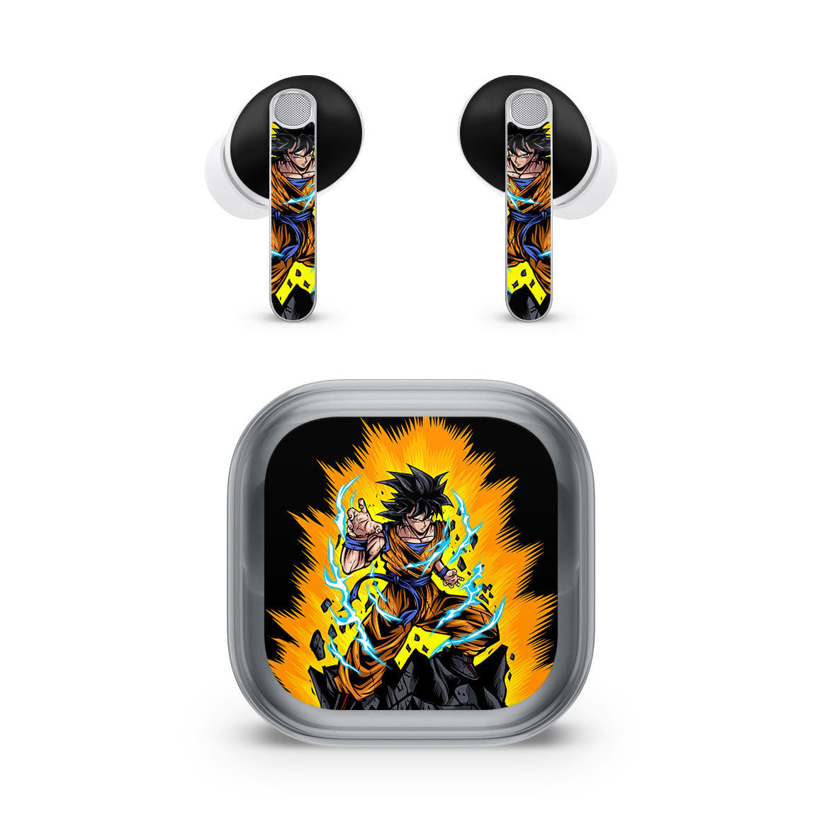 Galaxy Buds4 Pro Designer Series Ultra Saiyan Skin
