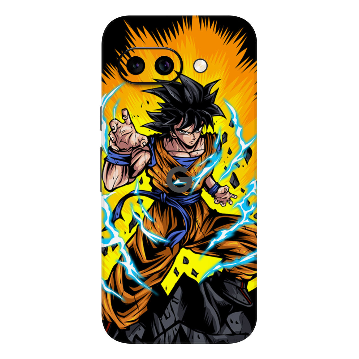 Pixel 9a Designer Series Ultra Saiyan Skin