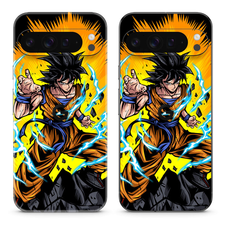 Pixel 10 Pro XL Designer Series Ultra Saiyan Skin