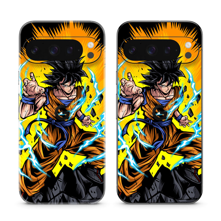 Pixel 10 Pro Designer Series Ultra Saiyan Skin