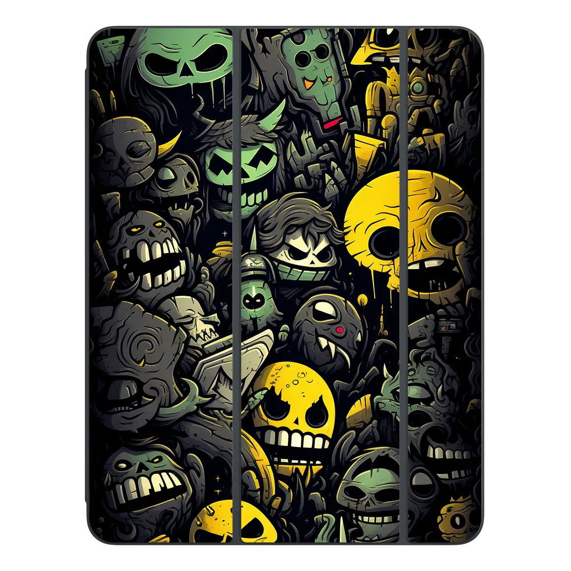 Smart Folio for iPad Pro 13-inch (M4) Designer Series Yellow Skulls Skin