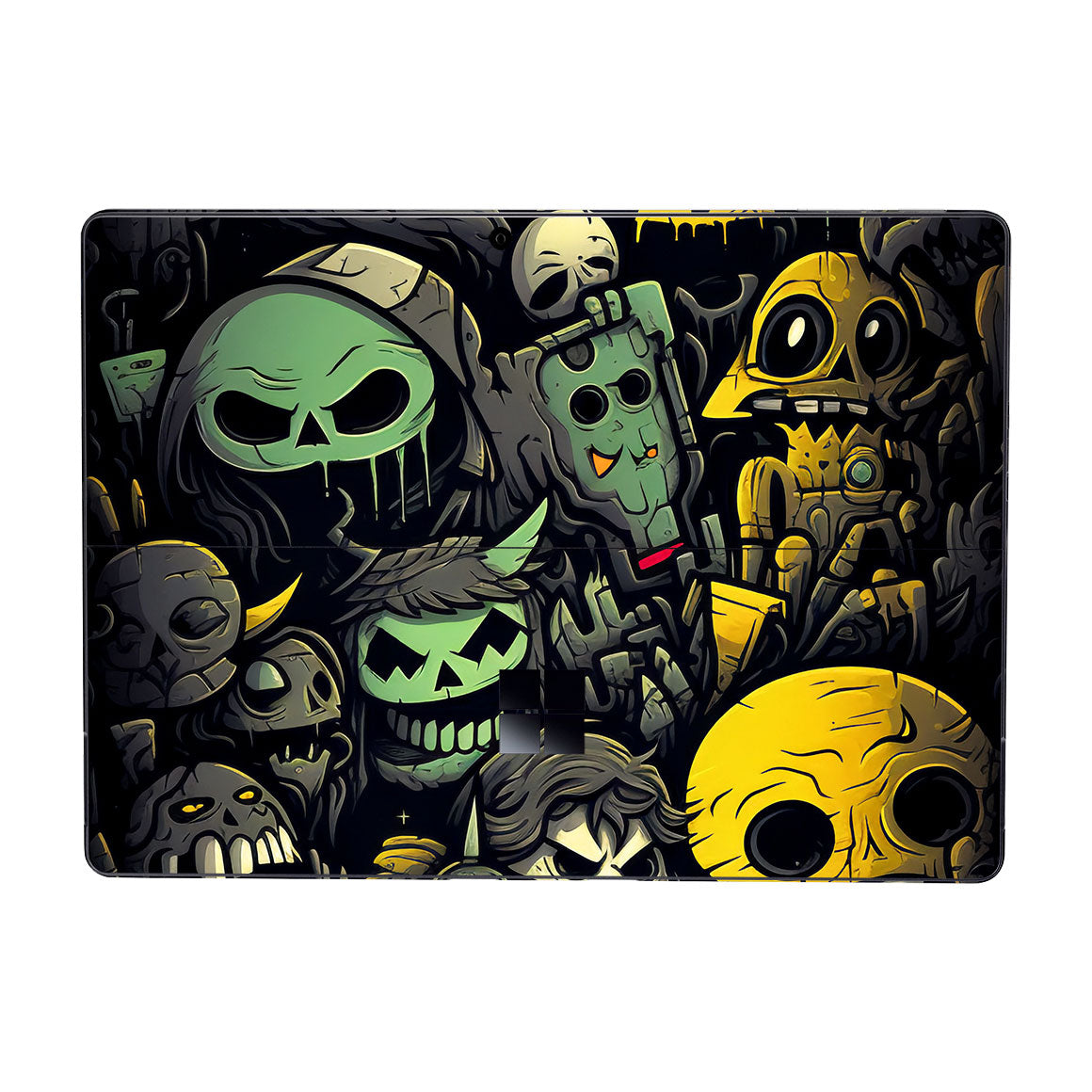 Surface Pro 11 Designer Series Yellow Skulls Skin