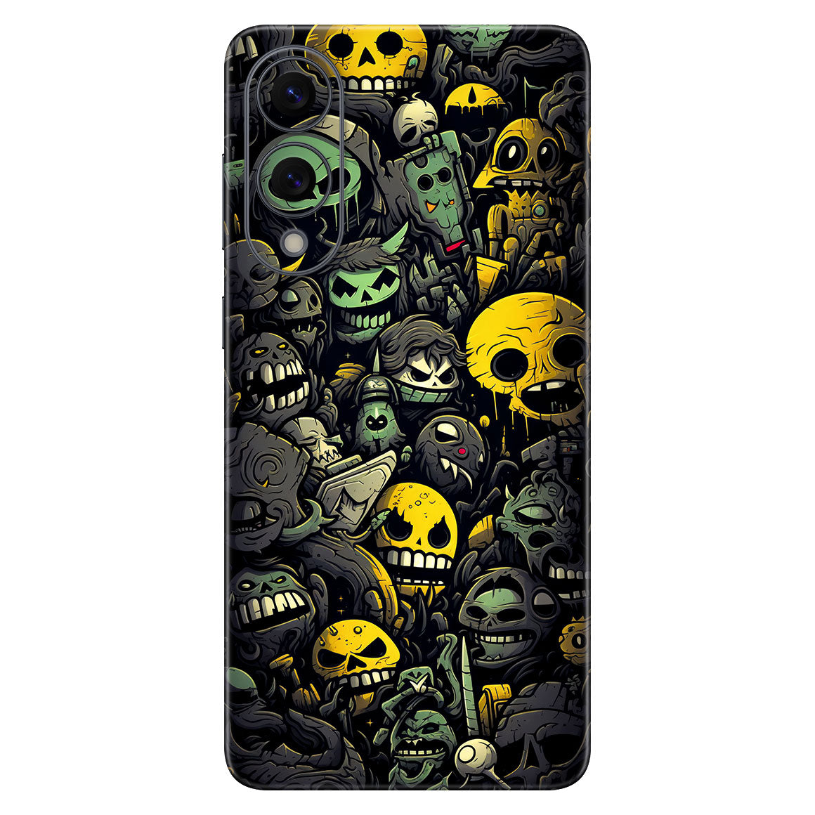 Galaxy S25 Edge Designer Series Yellow Skulls Skin