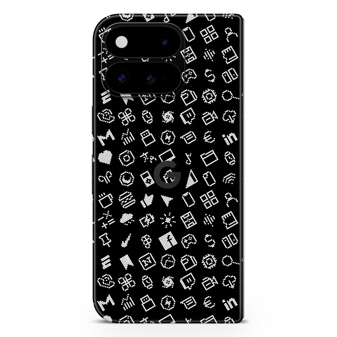Pixel 11 Pro Fold Everything Series Black Skin