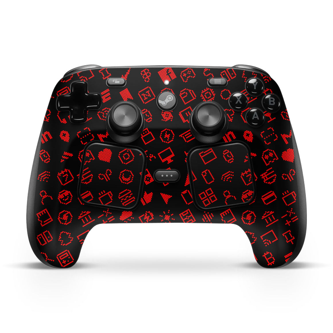 Steam Controller Everything Series Black Red Skin