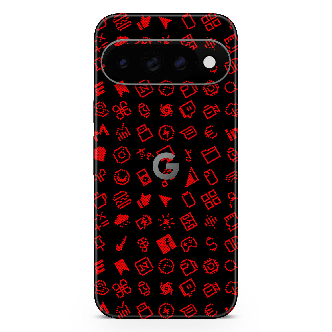 Pixel 11 Pro XL Everything Series Black Red Skin