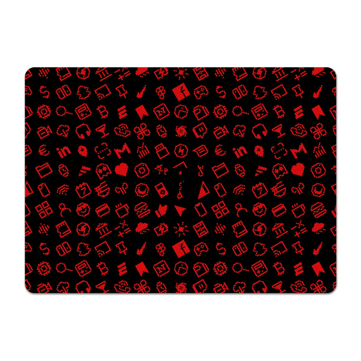Surface Laptop 7 13.8" Everything Series Black Red Skin