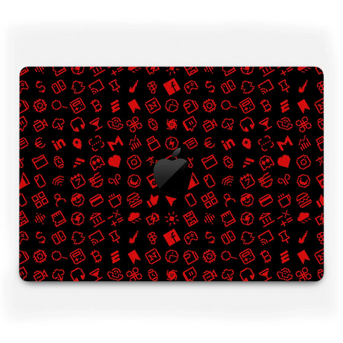 MacBook Pro 14" (2024, M4) Everything Series Black Red Skin