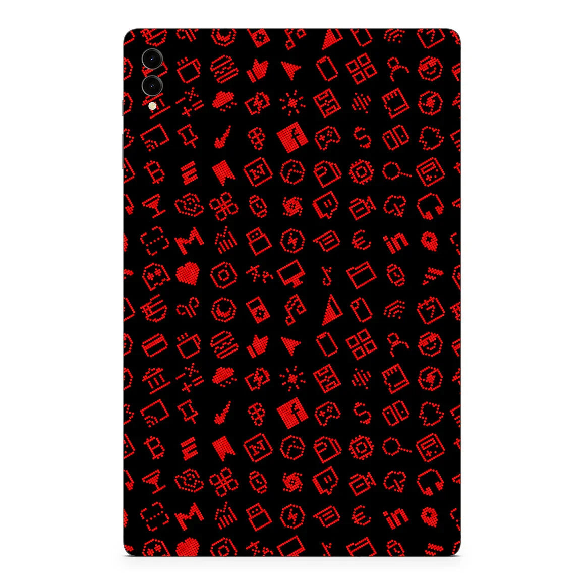 Galaxy Tab S9 Ultra Everything Series Black Red Skin