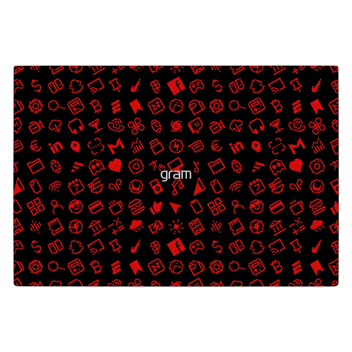 LG Gram 15.6-inch Everything Series Black Red Skin